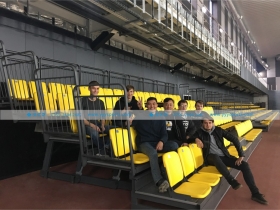 哈薩克斯坦翻折座椅活動看臺 哈薩克斯坦翻折座椅活動看臺